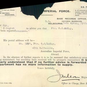 Soldier packet page