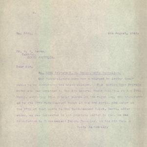Soldier packet page