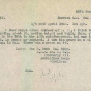 Soldier packet page