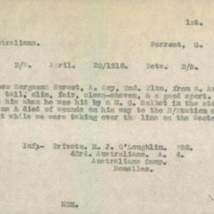 Soldier packet page