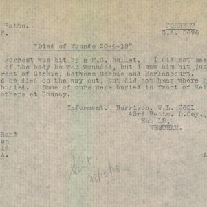Soldier packet page