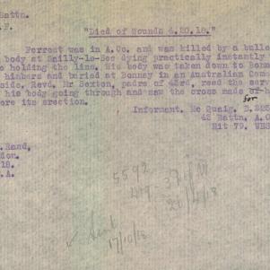 Soldier packet page