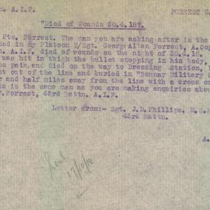 Soldier packet page