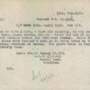Soldier packet page