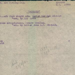 Soldier packet page
