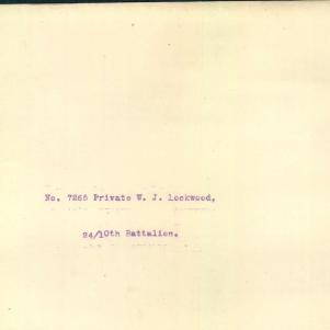 Soldier packet page