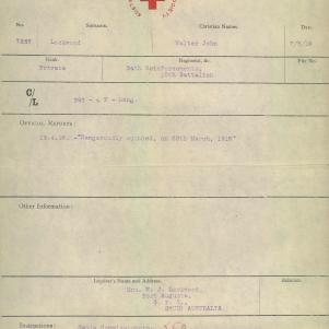 Soldier packet page