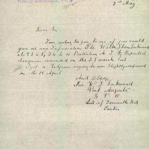 Soldier packet page