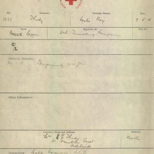 Soldier packet page