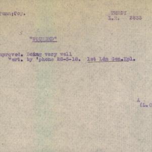 Soldier packet page