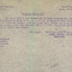 Soldier packet page