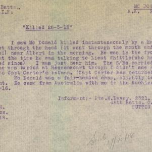 Soldier packet page