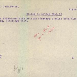 Soldier packet page