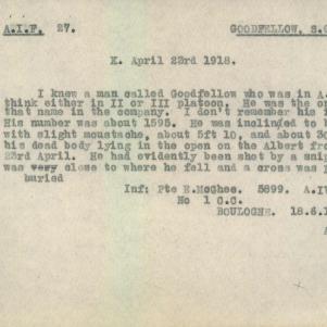 Soldier packet page