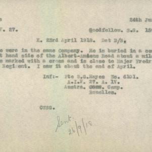 Soldier packet page