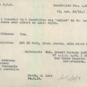 Soldier packet page
