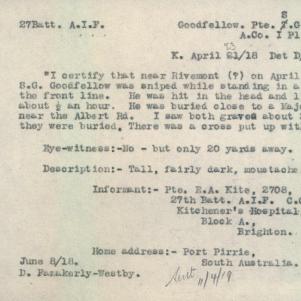 Soldier packet page