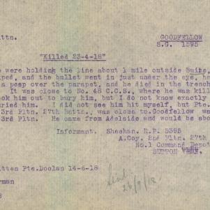 Soldier packet page