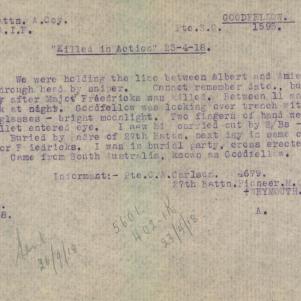 Soldier packet page