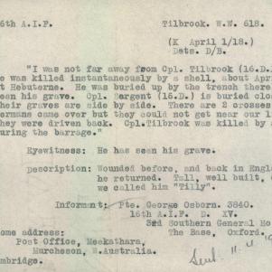 Soldier packet page