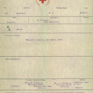 Soldier packet page