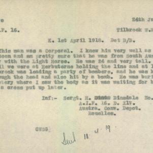 Soldier packet page