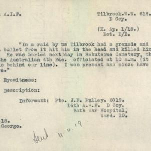 Soldier packet page