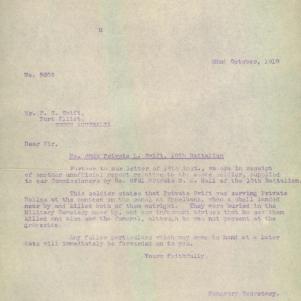 Soldier packet page