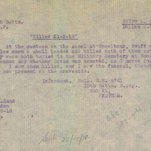 Soldier packet page