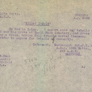 Soldier packet page