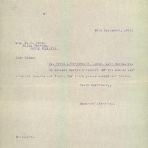 Soldier packet page