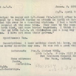 Soldier packet page