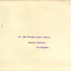 Soldier packet page