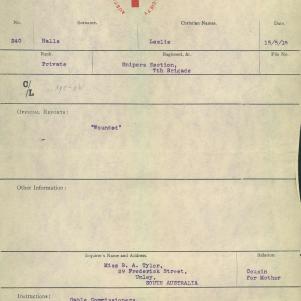 Soldier packet page