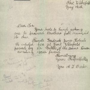 Soldier packet page