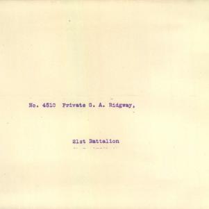 Soldier packet page