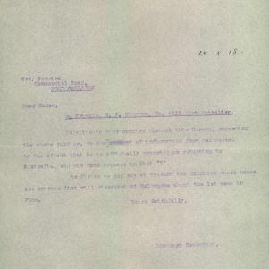 Soldier packet page