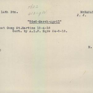 Soldier packet page