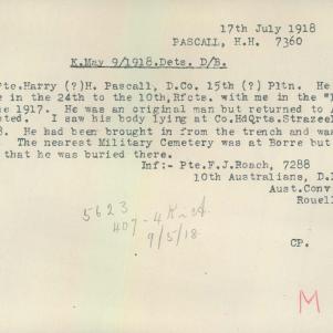 Soldier packet page