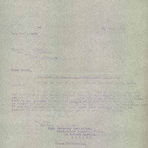 Soldier packet page