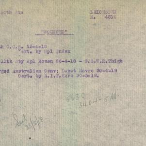 Soldier packet page
