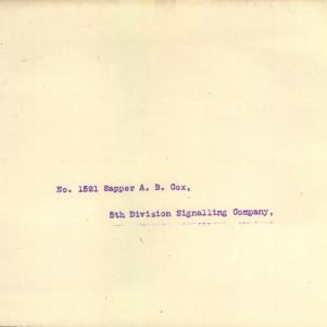 Soldier packet page