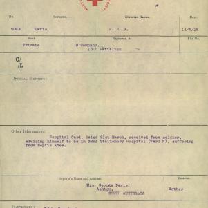 Soldier packet page