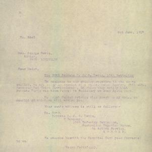 Soldier packet page