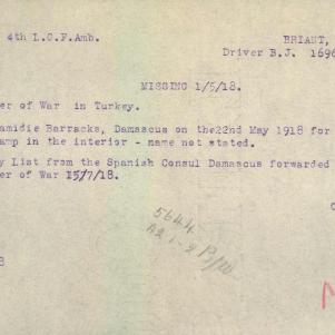 Soldier packet page