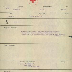 Soldier packet page