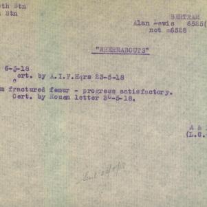 Soldier packet page