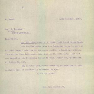 Soldier packet page