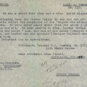 Soldier packet page