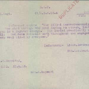 Soldier packet page